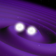 Artist’s depiction of colliding neutron stars